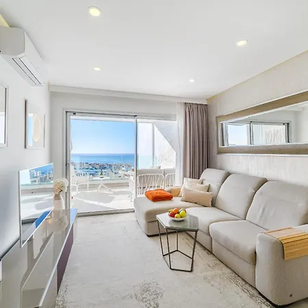 Sundream Escape - Penthouse With Ocean View, Airco, Heated Pool Apartmán *