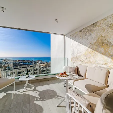 Sundream Escape - Penthouse With Ocean View, Airco, Heated Pool Apartmán Costa Adeje (Tenerife)